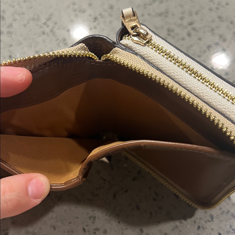 Coach Small Double Zip Around Wallet - Picture 13 of 15